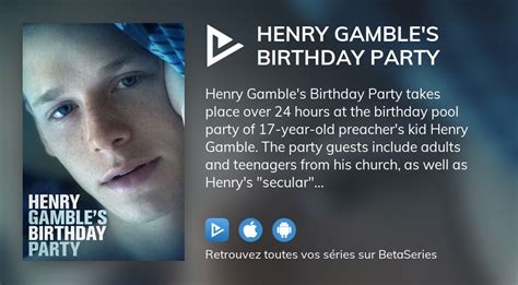 henry gambles birthday party|henry gamble's birthday party streaming.